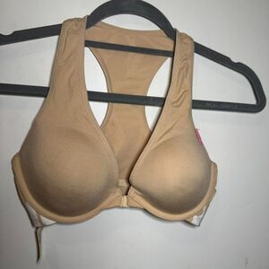Victorias Secret Pink Nude Cool And Comfy Push Up Bra NWT 32D